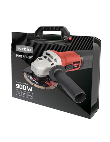AMOLADORA ANGUL.R-AM900 Ø115MM RATIO PRO