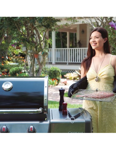 CESTA PESCADO GRANDE INOX.