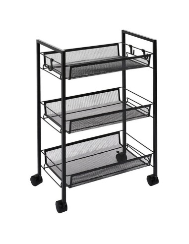 CARRITO CAMARERA C/RUEDAS 3 ALTURAS