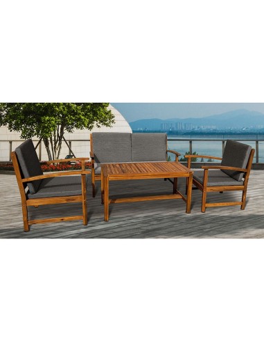 CONJUNTO MADERA VIETNAM 5 PIEZAS