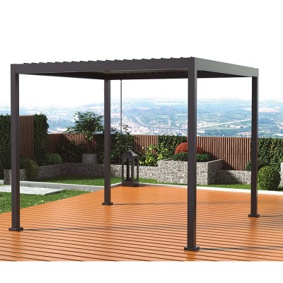 PÉRGOLA ALUM. CLIMÁTICA 294X294X235 CM