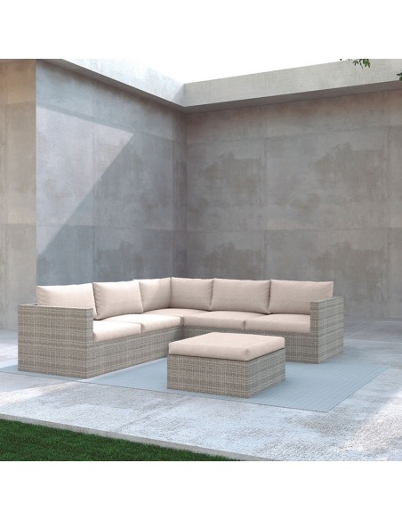 SET RINCONERA RATÁN.2SOFÁS+RINC+MESA