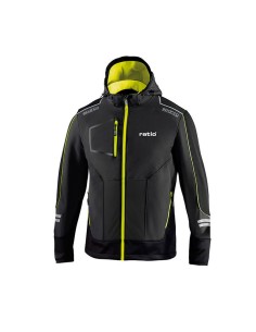 SOFT SHELL GRIS/AMARILLO RATIO TALLAS S a 3XL