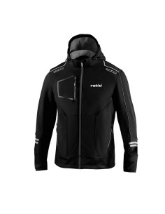 SOFT SHELL GRIS/NEGRO RATIO TALLAS S a 3XL