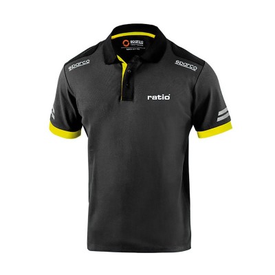 POLO GRIS/AMARILLO RATIO TALLAS: S a 3XL