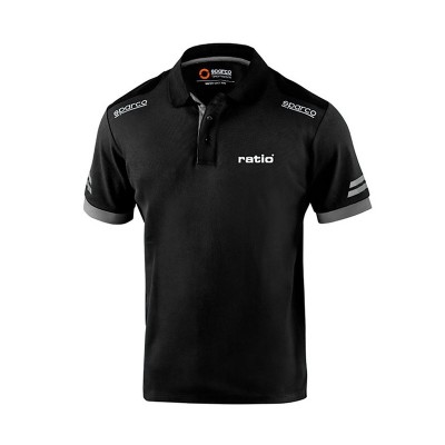 POLO GRIS/NEGRO RATIO TALLAS: S a 3XL