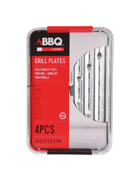 ACC.BARBACOA.BANDEJA ALUM.34X23X2,5CM.4U