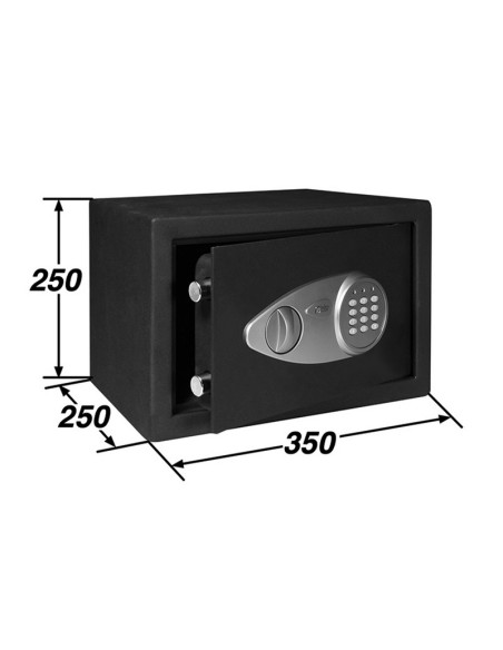 CAJA FUERTE SOBREP.S. ALPHA.35x25xh25 CM