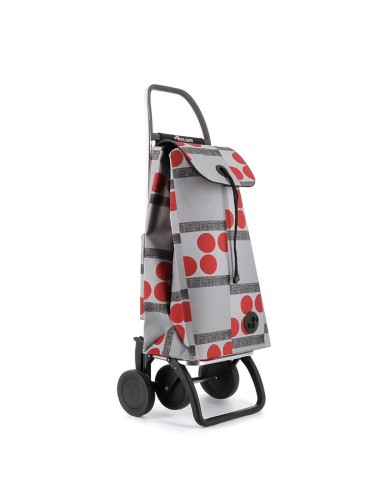 CARRO COMPRA I-MAX LOGOS 4 ROJO ROLSER