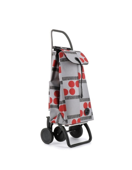 CARRO COMPRA I-MAX LOGOS 4 ROJO ROLSER