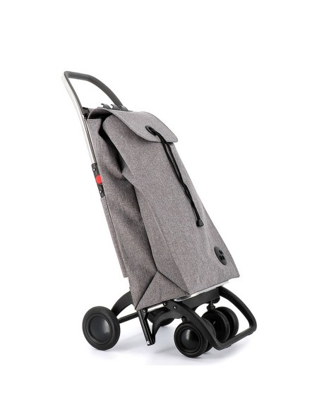 CARRO COMPRA I-MAX TWEED 4 GRIS ROLSER