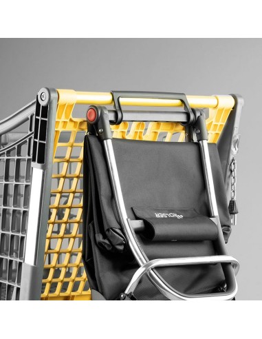 CARRO COMPRA I-MAX TWEED 4 GRIS ROLSER