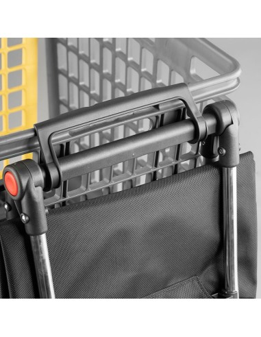 CARRO COMPRA I-MAX TWEED 4 GRIS ROLSER