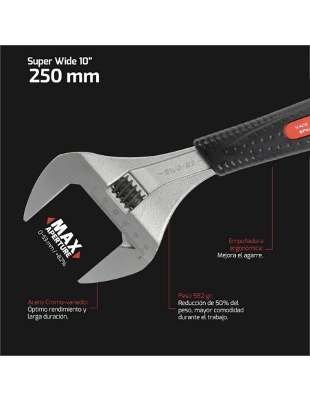 LLAVE GRADUABLE SWO.10" RATIO