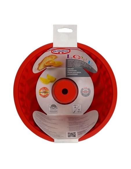 MOLDE SILICONA BUNDT 22 CM. DR OETKER