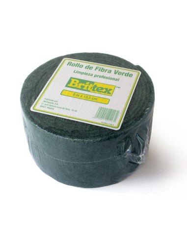 ROLLO FIBRA VERDE BRITTEX 6MX135MM.