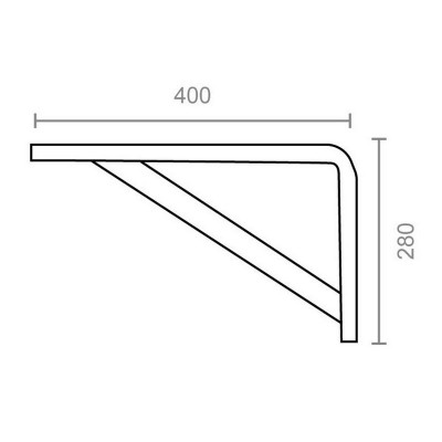 ESCUA. REFORZA  PLM04 400X280MM BLAN 10U