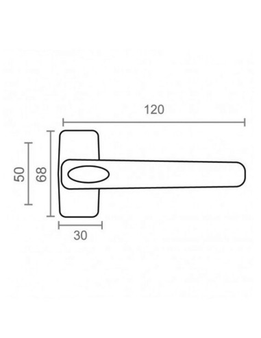 MANILL.68242   68x30 MM NS  AL.BLAN. 2JG