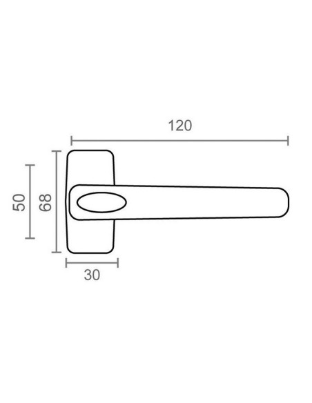 MANILL.68242   68x30 MM NS AL.NEGRO 2JG