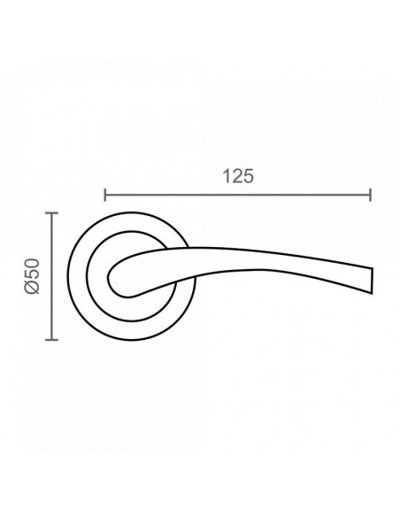 MANILLA ROSETA 909 Ø50MM NS NS JGO2