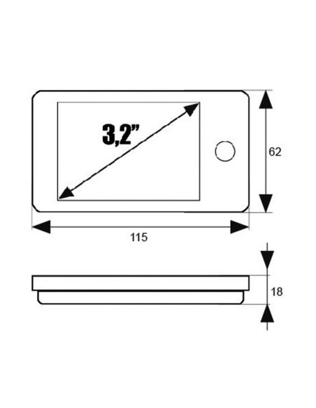 MIRILLA DIGITAL MD01 ORO
