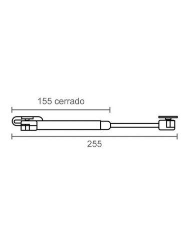 PISTON GAS ELEVABLE 8 KG ALUNINIO 10 UND