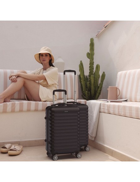 PACK MALETA CABINA+MOCHILA NUMADA NEGRA