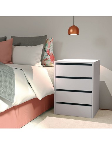 CAJONERA 4 CAJONES BLANCO BRILLO