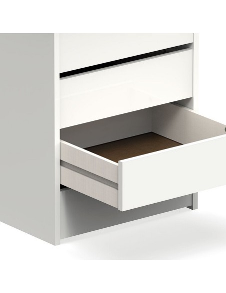 CAJONERA 4 CAJONES BLANCO BRILLO