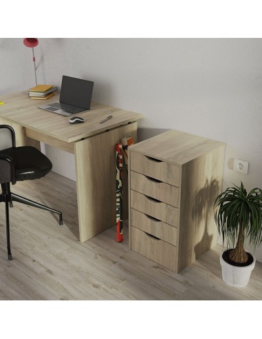 CAJONERA 5 CAJONES EKO 71X40X43 CM.CAMBR