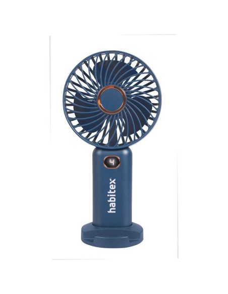 VENTILADOR DE MANO USB HABITEX AZUL