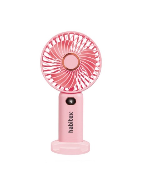 VENTILADOR DE MANO USB HABITEX ROSA