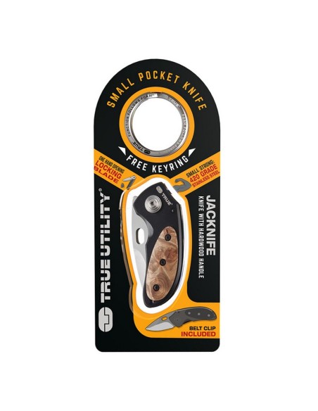 NAVAJA EMPUÑADURA DE MADERA JACKNIFE