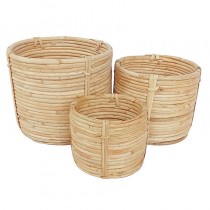 CESTA CILINDRICA RATTAN 3...