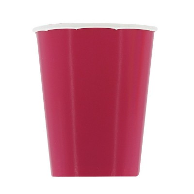 DISPLAY 20 PACKS 12 VASOS CT 25CL. ROSA