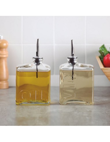 SET ACEITERA / VINAGRERA CRISTAL 450 ML