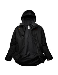 CHAQUETA SHELL OXFORD HELLYHANSEN NEGRO T: XS a XXL