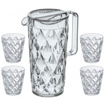 JARRA CRYSTAL PITCHER+4...