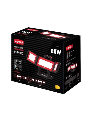 FOCO PROYECTOR LED CON CABLE 9000LM