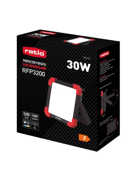 FOCO PROYECTOR LED CON CABLE 3000LM 30W