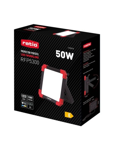 FOCO PROYECTOR LED CON CABLE 5000LM 50W