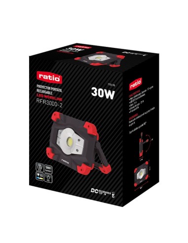 FOCO PROYEC LED COB CARGA USB 3000LM 30W