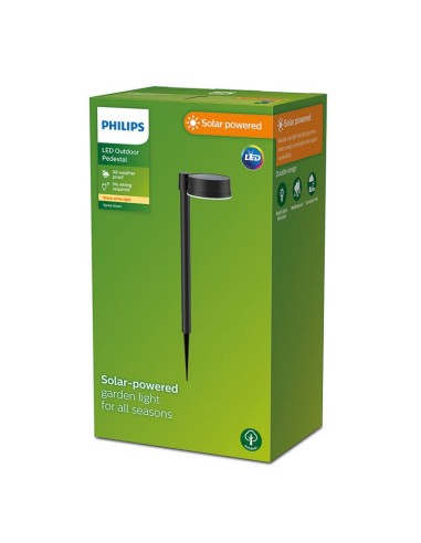 FOCO SOLAR PHILIPS 2700K 1,5W IP44 NEGRO
