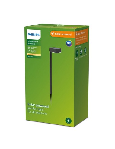 FOCO SOLAR PHILIPS 2700K 1,5W IP44 NEGRO