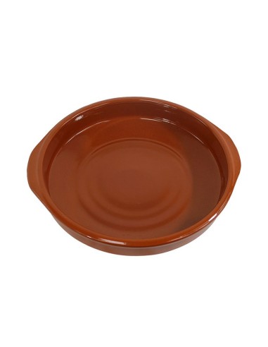 CAZUELA BARRO CLASICA C/ASAS 36 CM.