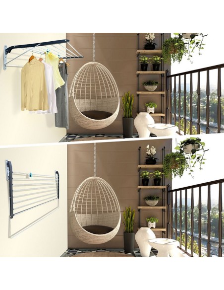 TENDEDERO PARED PLEGABLE ALUM. PRATIK