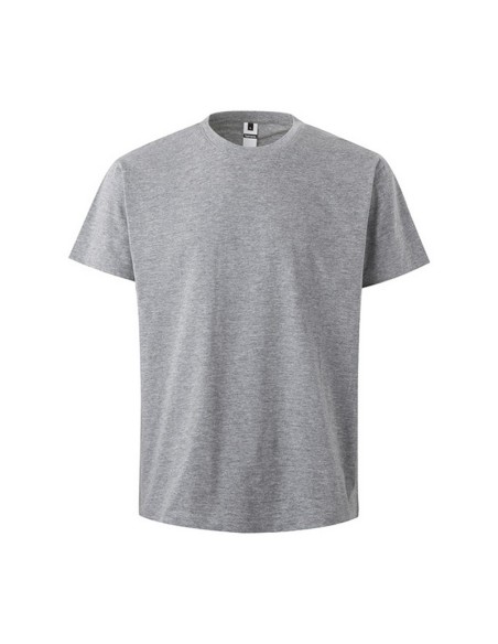 CAMISETA MANGO CORTA COLOR GRIS T/M-XXL