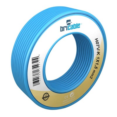 CABLE ELECT 1,5Ø AZUL 5M. NORMA H07V-k