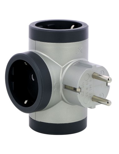 ADAPT STD 3X2P+T  LATERAL ALUMINIO