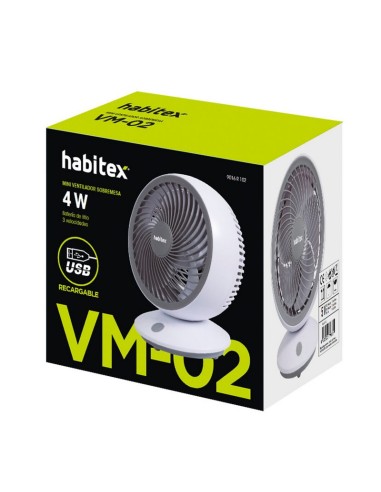 VENTILADOR MESA USB HABITEX VM02